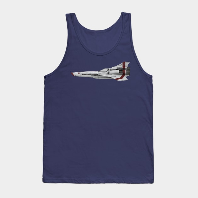 Battlestar Galactica Viper - Classic Skin Tank Top by Jaguir